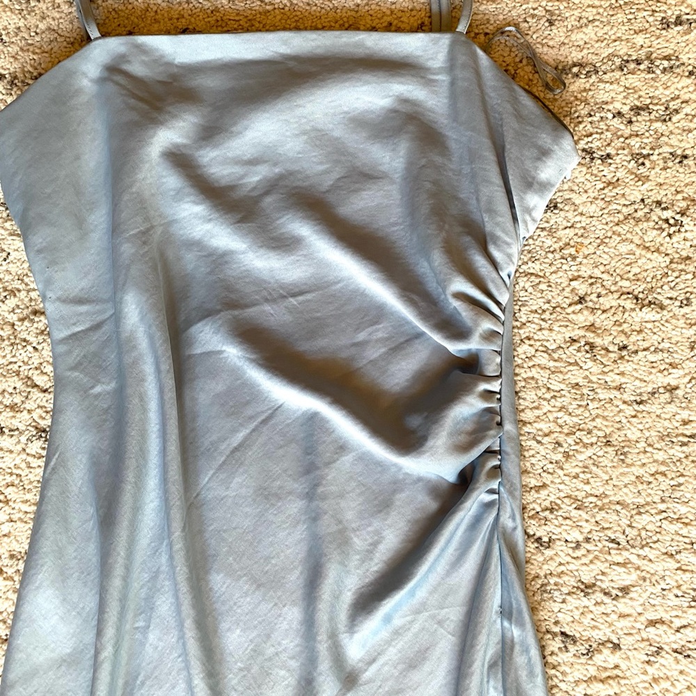 House of Harlow silky light powder blue dress Size L
